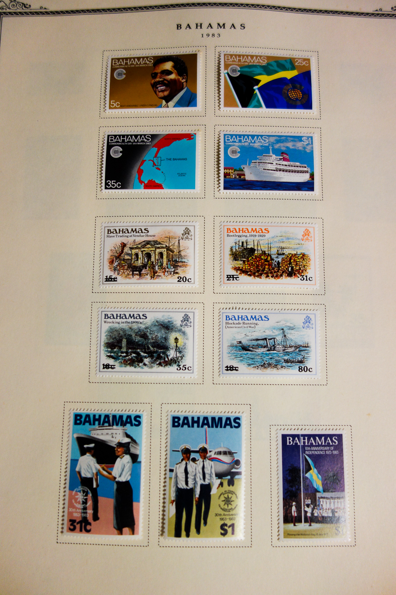 Bahamas Stamp Collection on Scott Pages Mint eBay